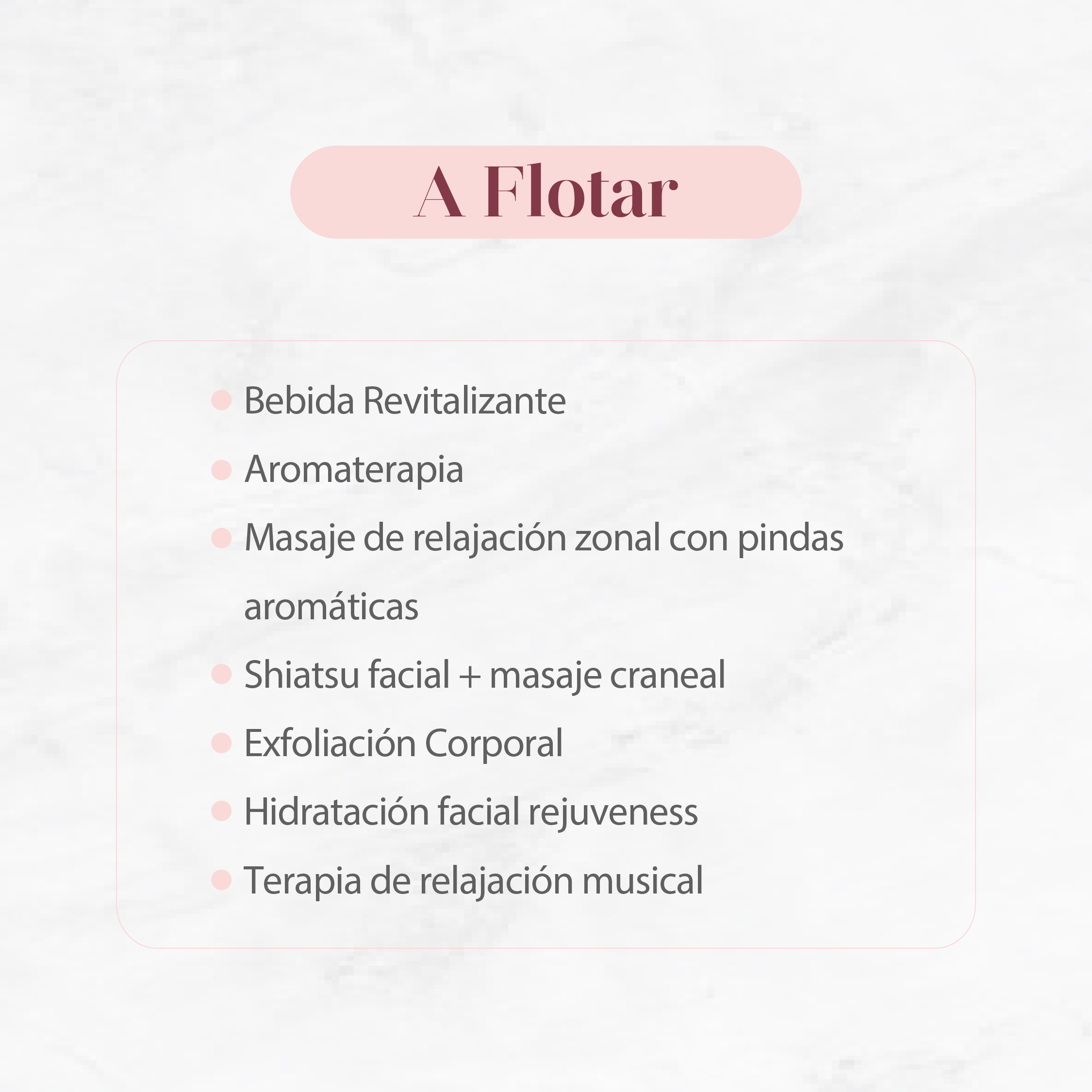 A flotar